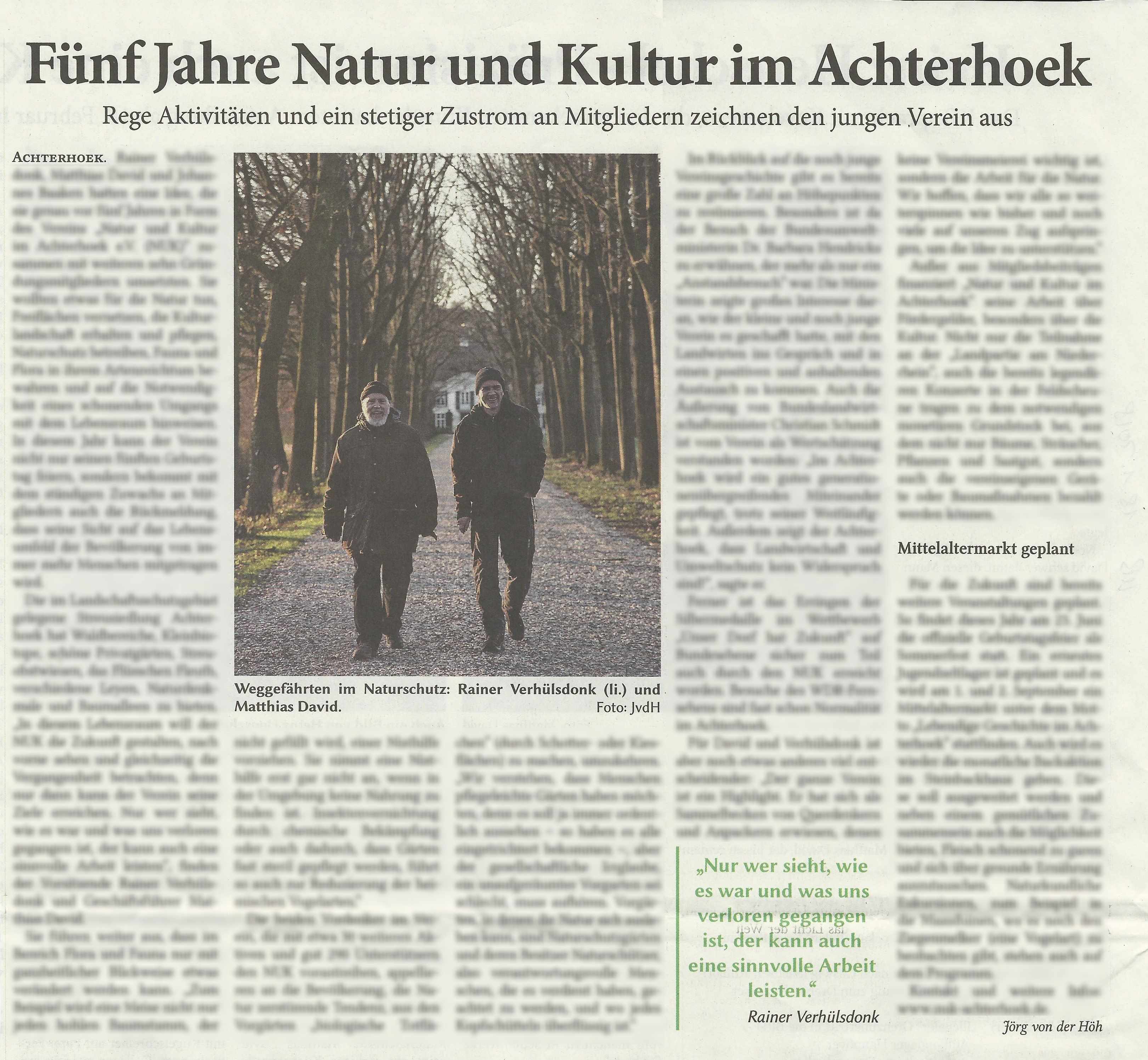 Fünf Jahre Natur und Kultur im Achterhoek